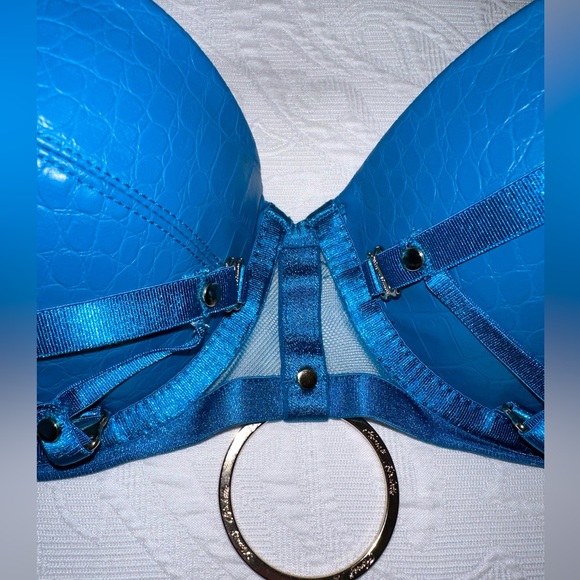 MISTRESS T
PEACOCK BLUE PUSH UP BRA - Picture 7 of 14